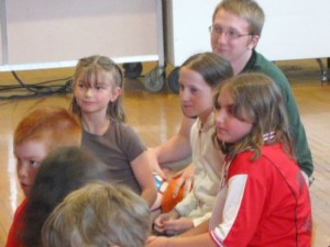 All eyes of the Cunniff School were on Angela Hucles of the Boston Breakers and the US Women's Soccer team when the two-time gold-medal winner came to the Watertown elementary school for a press conference with the Cunniff Kids News on June 12, 2009.