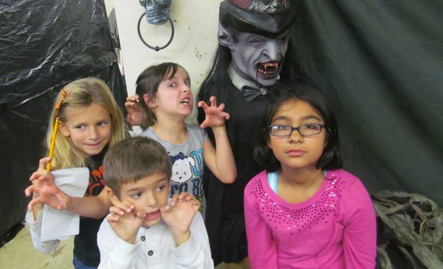 Cunniff Kids News reporters got a sneak peek of the haunted house being built in the Cunniff basement. The annual Cunniff Halloween party will be Friday, Oct. 24, from 6:30-8 p.m.