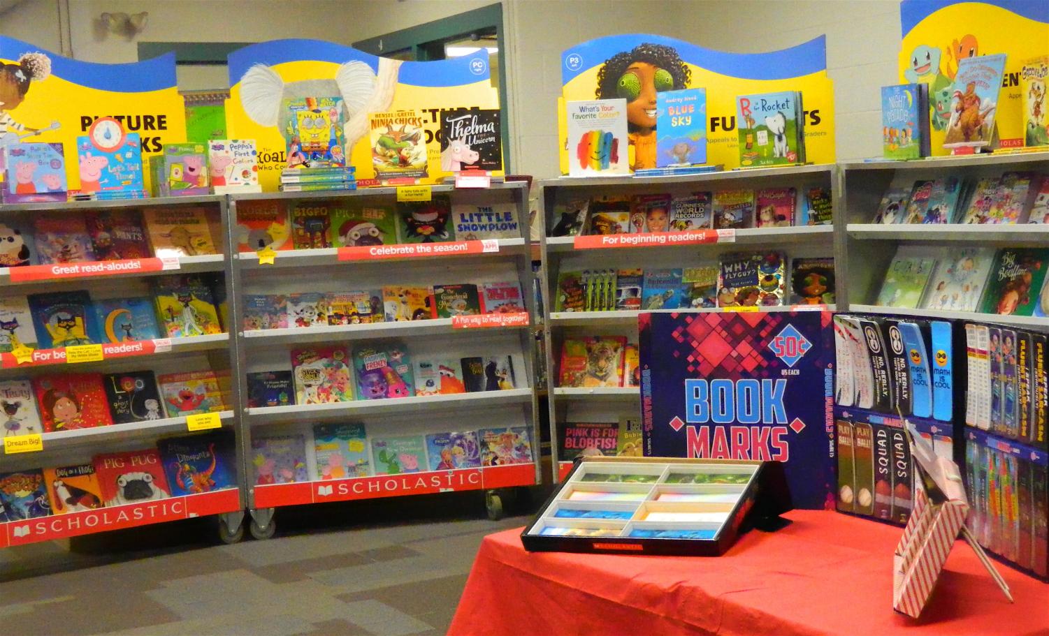 Scholastic Book Fair “looks like heaven” at Cunniff Elementary