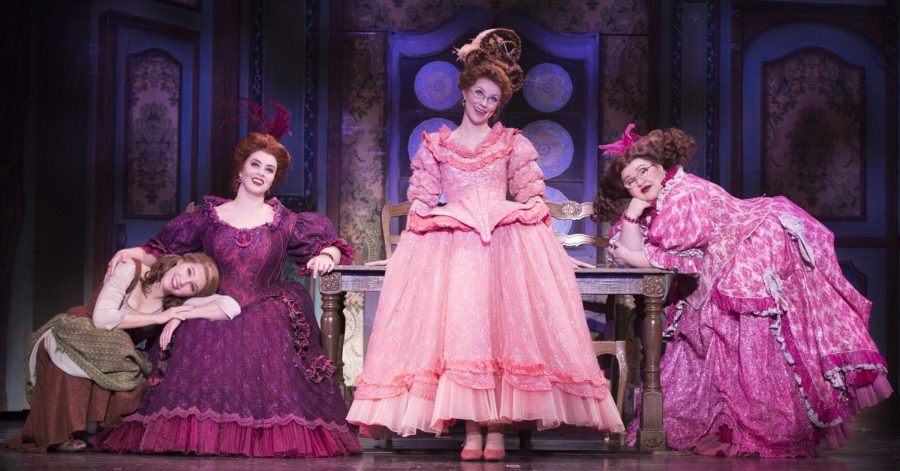 Kaitlyn Mayse (left) plays the lead in Rodgers and Hammerstein’s Cinderella, which is at the Emerson Colonial Theatre through Dec. 30, 2018. 